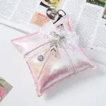 Twin Flower Charcoal Bag Pink