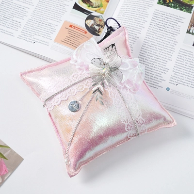 Twin Flower Charcoal Bag Pink 01