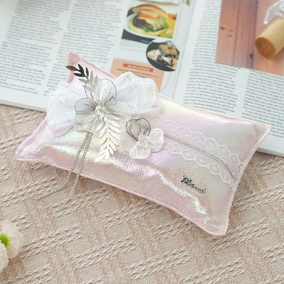 Twin Flower Charcoal Bag Pink 02