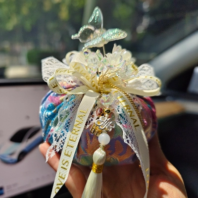 Exquisite Tassel Charcoal Package - Bluish Red 02