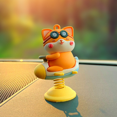 Pet Rocker Car Decoration - Airplane Shiba Inu 01