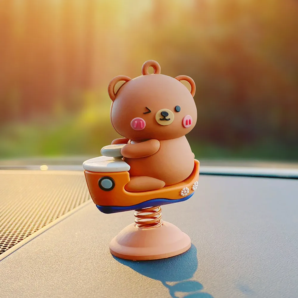 Pet Rocker Car Decoration - Steamer Bear