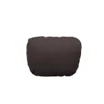 Suede Suede Pillow Lumbar Cushion Black
