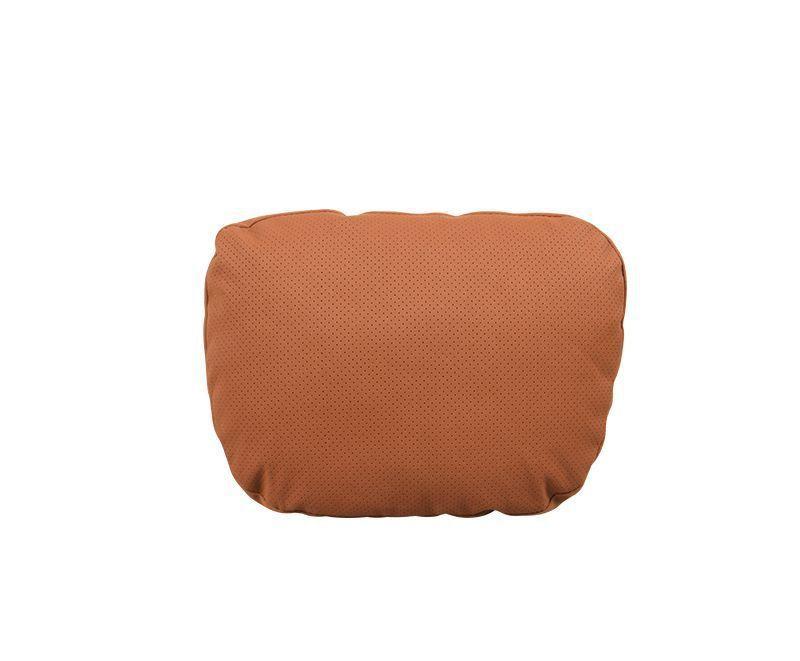 Suede Suede Pillow Lumbar Cushion Ochre Brown