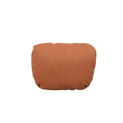 Suede Suede Pillow Lumbar Cushion Ochre Brown 01