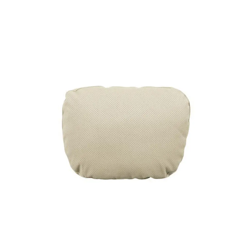 Suede Suede Pillow Lumbar Cushion White