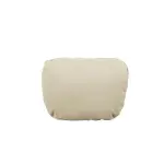 Suede Suede Pillow Lumbar Cushion White