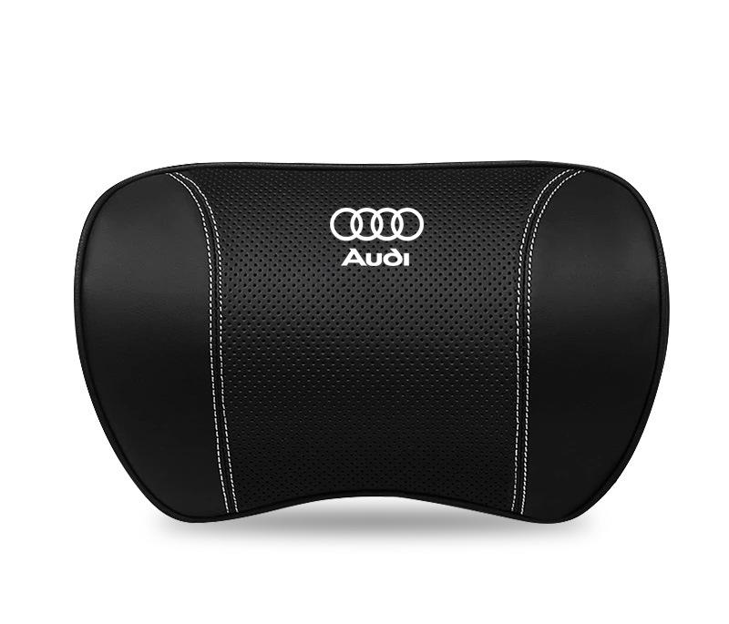 Suitable For Audi Car Neck Pillow Waist Cushion Black