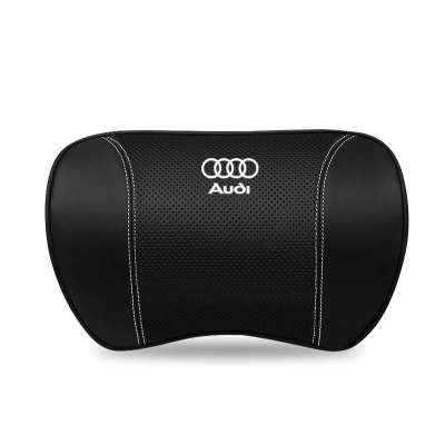 Suitable For Audi Car Neck Pillow Waist Cushion Black 01