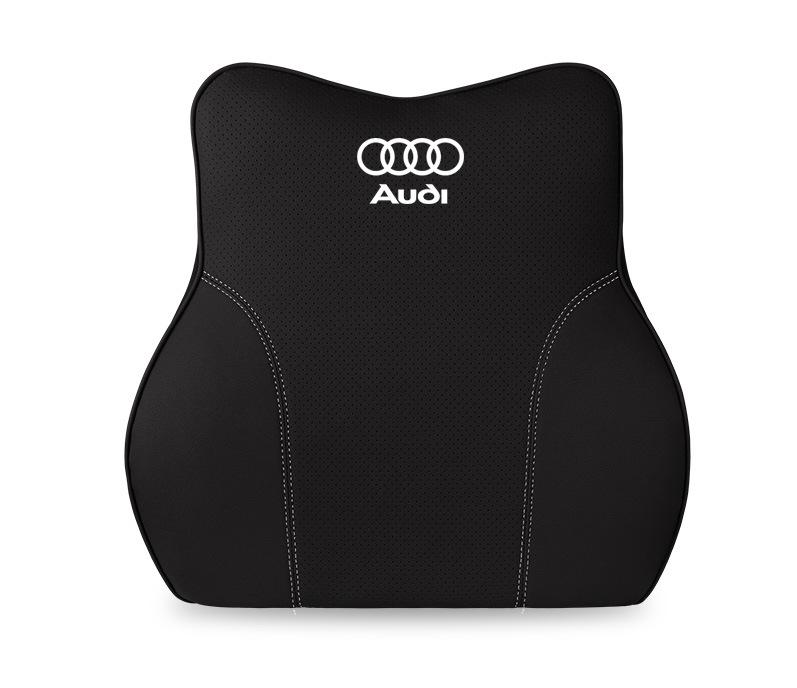 Suitable For Audi Car Neck Pillow Waist Cushion Black
