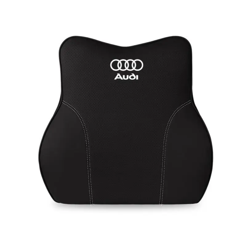 Suitable For Audi Car Neck Pillow Waist Cushion Black