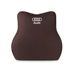 Suitable For Audi Car Neck Pillow Waist Cushion Mocha Brown