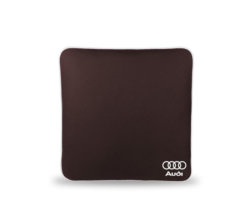 Suitable For Audi Car Neck Pillow Waist Cushion Mocha Brown