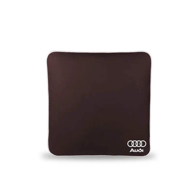 Suitable For Audi Car Neck Pillow Waist Cushion Mocha Brown