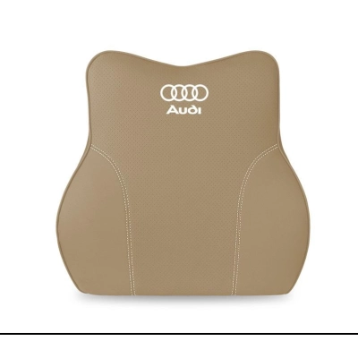Suitable For Audi Car Neck Pillow Waist Cushion Off-White 02