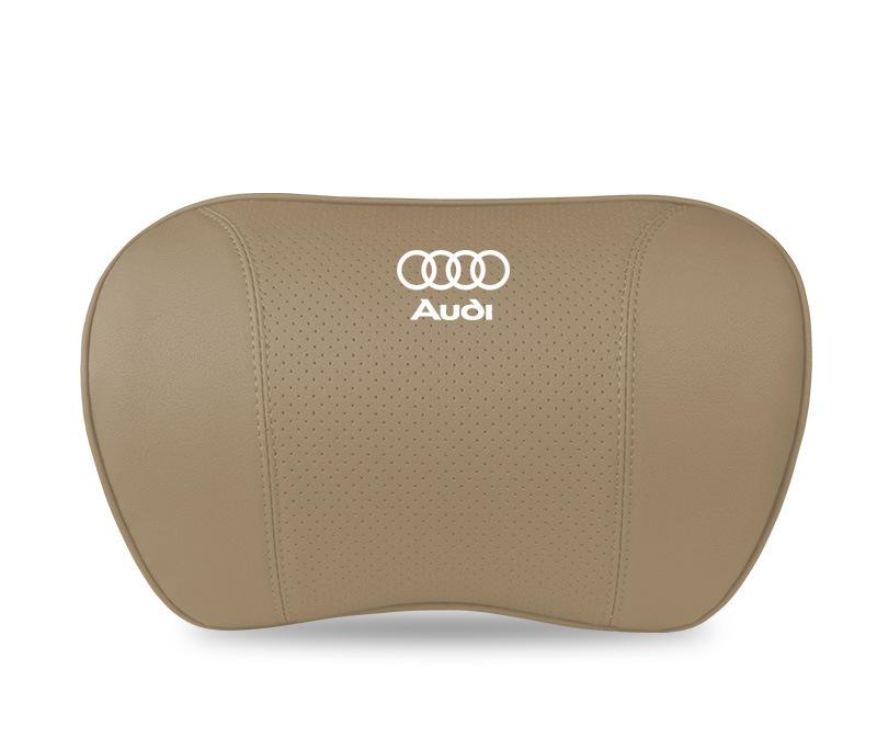 Suitable For Audi Car Neck Pillow Waist Cushion Off-White