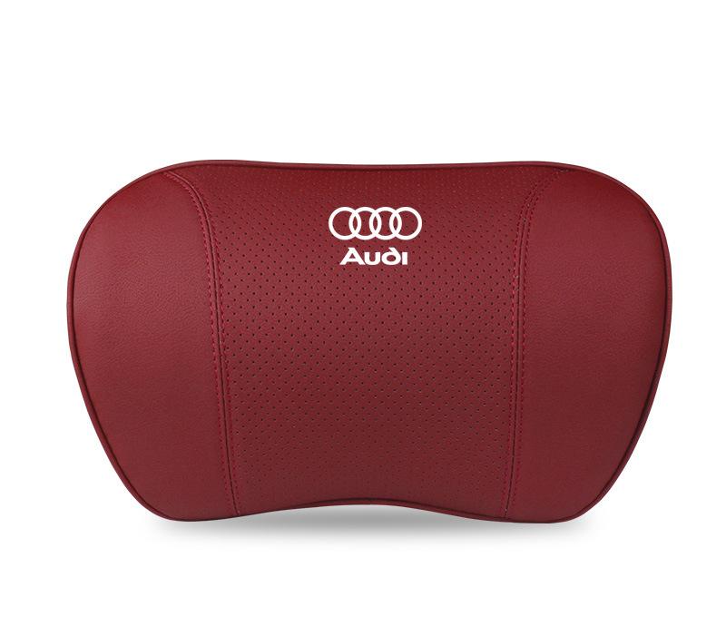 Suitable For Audi Car Neck Pillow Waist Cushion Volcano Red
