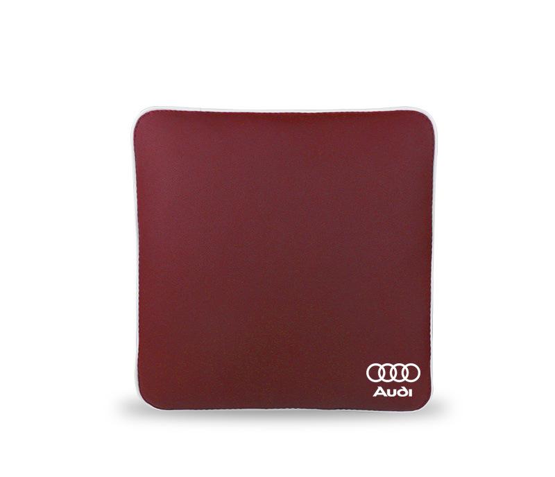 Suitable For Audi Car Neck Pillow Waist Cushion Volcano Red