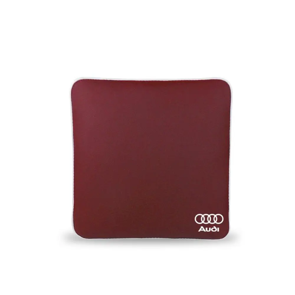Suitable For Audi Car Neck Pillow Waist Cushion Volcano Red