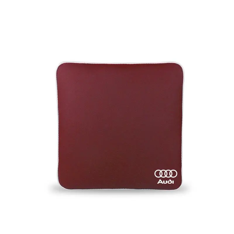 Suitable For Audi Car Neck Pillow Waist Cushion Volcano Red