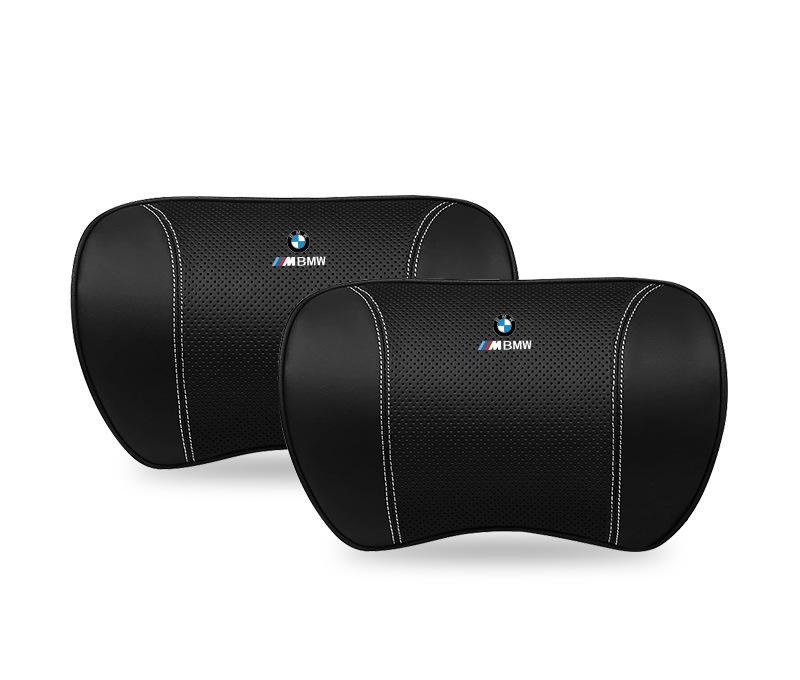 Suitable For Bmw Car Neck Pillow Waist Cushion Black