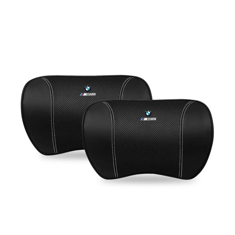 Suitable For Bmw Car Neck Pillow Waist Cushion Black