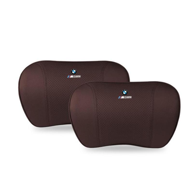 Suitable For Bmw Car Neck Pillow Waist Cushion Brown