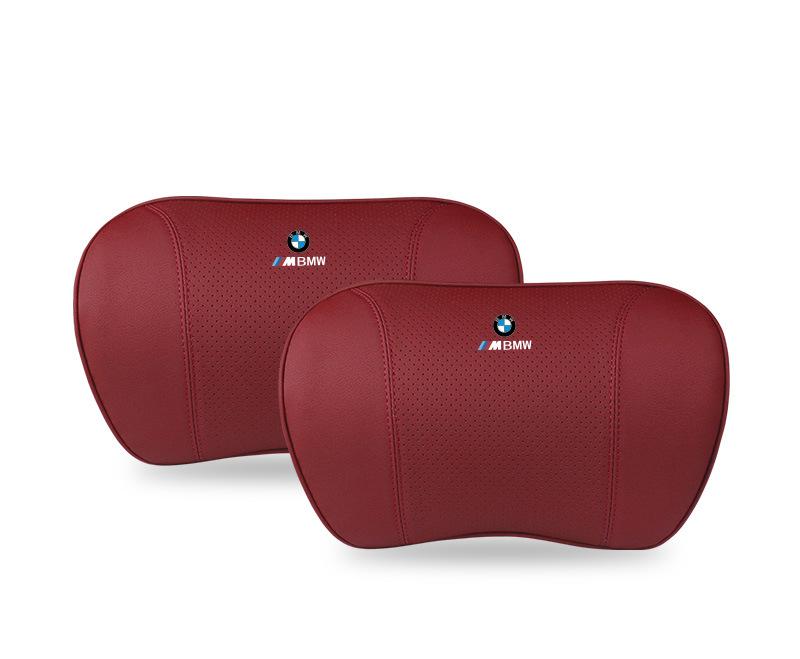 Suitable For Bmw Car Neck Pillow Waist Cushion Red