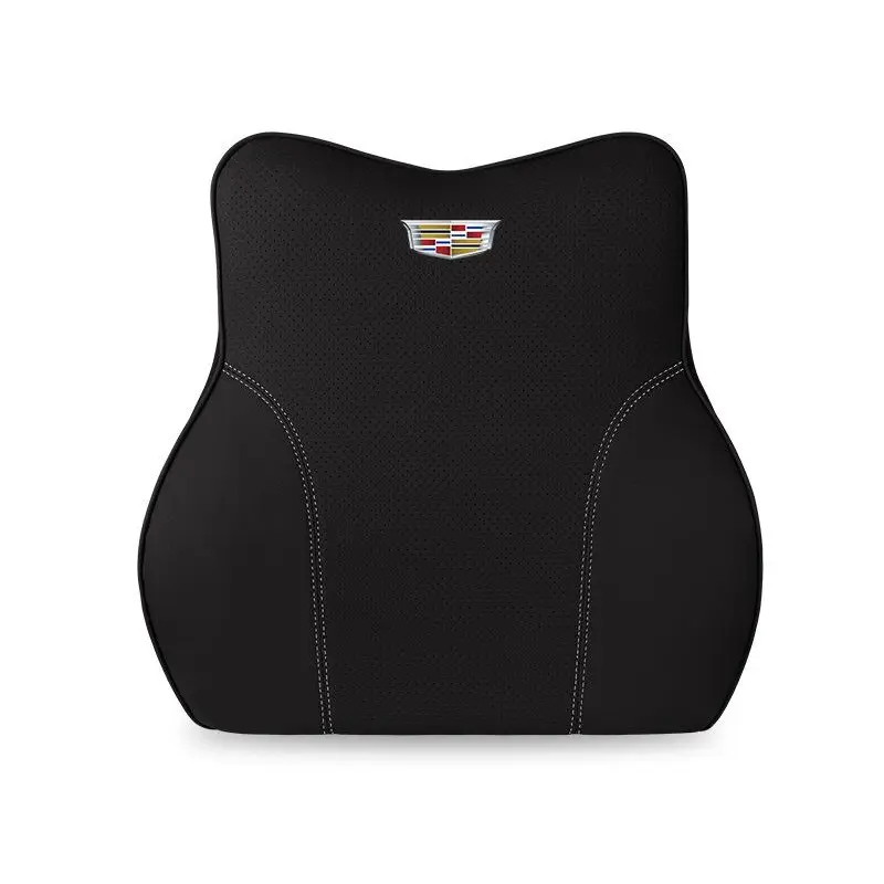 Suitable For Cadillac Car Neck Pillow Waist Cushion Black