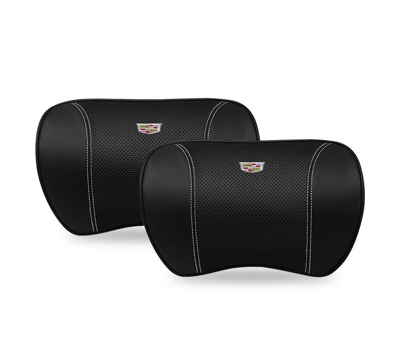 Suitable For Cadillac Car Neck Pillow Waist Cushion Black