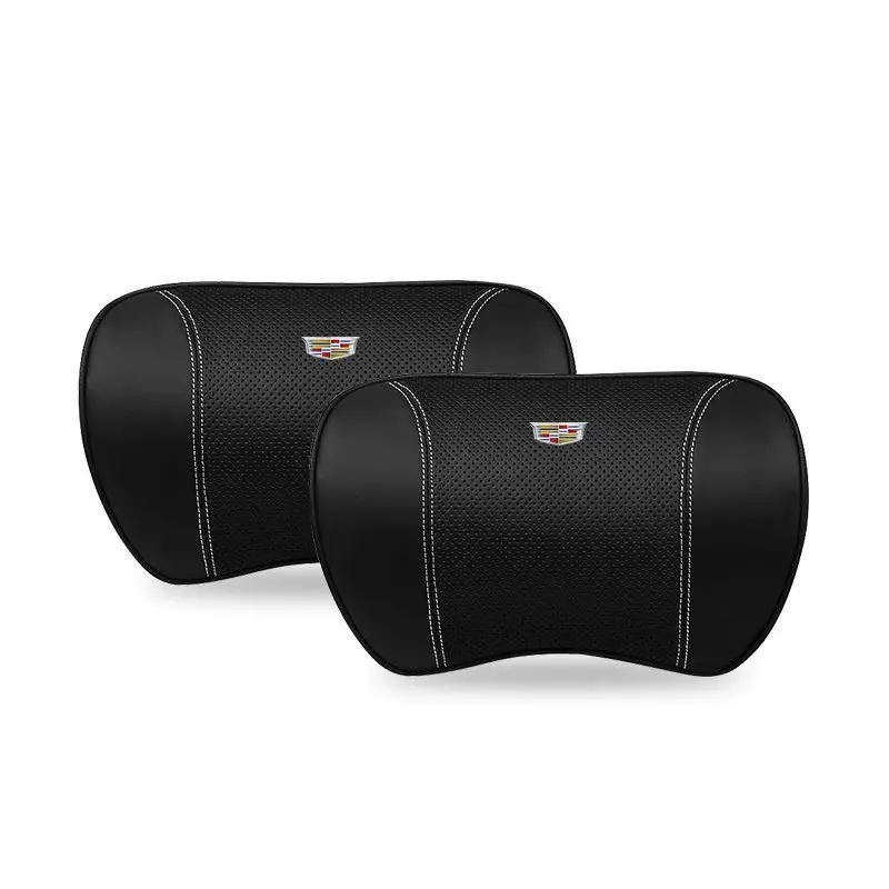 Suitable For Cadillac Car Neck Pillow Waist Cushion Black