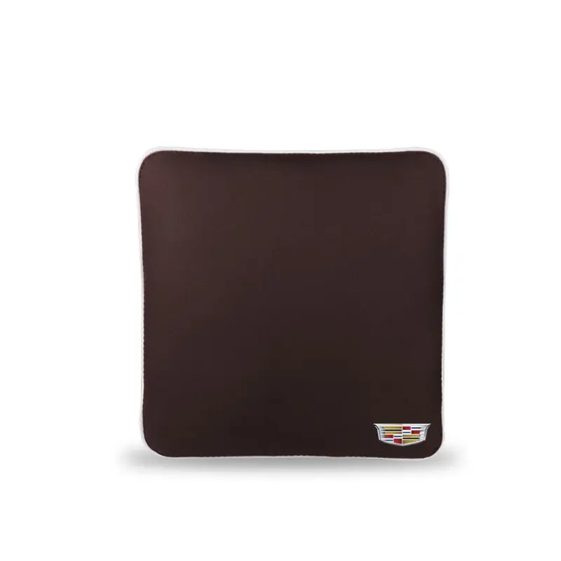Suitable For Cadillac Car Neck Pillow Waist Cushion Brown