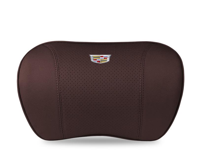 Suitable For Cadillac Car Neck Pillow Waist Cushion Brown
