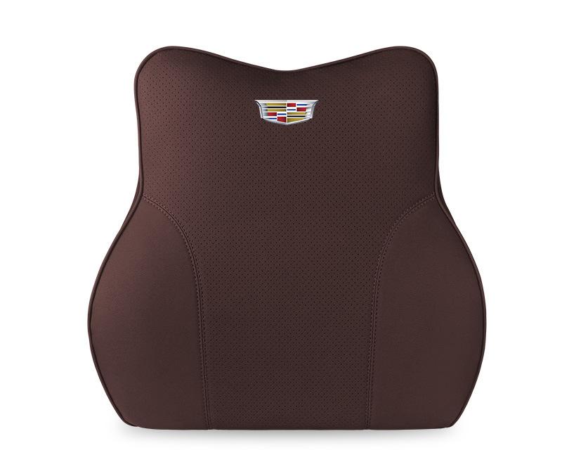 Suitable For Cadillac Car Neck Pillow Waist Cushion Brown