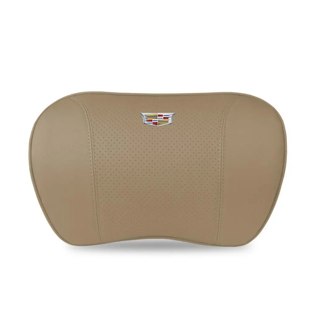 Suitable For Cadillac Car Neck Pillow Waist Cushion Off-White