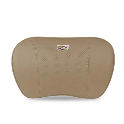 Suitable For Cadillac Car Neck Pillow Waist Cushion Off-White 02