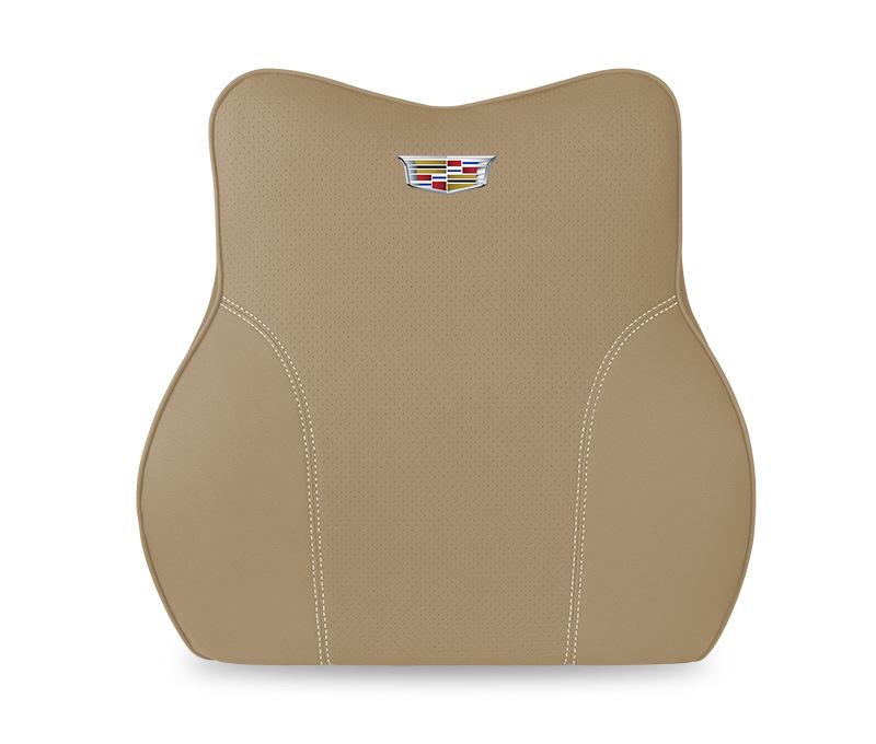Suitable For Cadillac Car Neck Pillow Waist Cushion Off-White