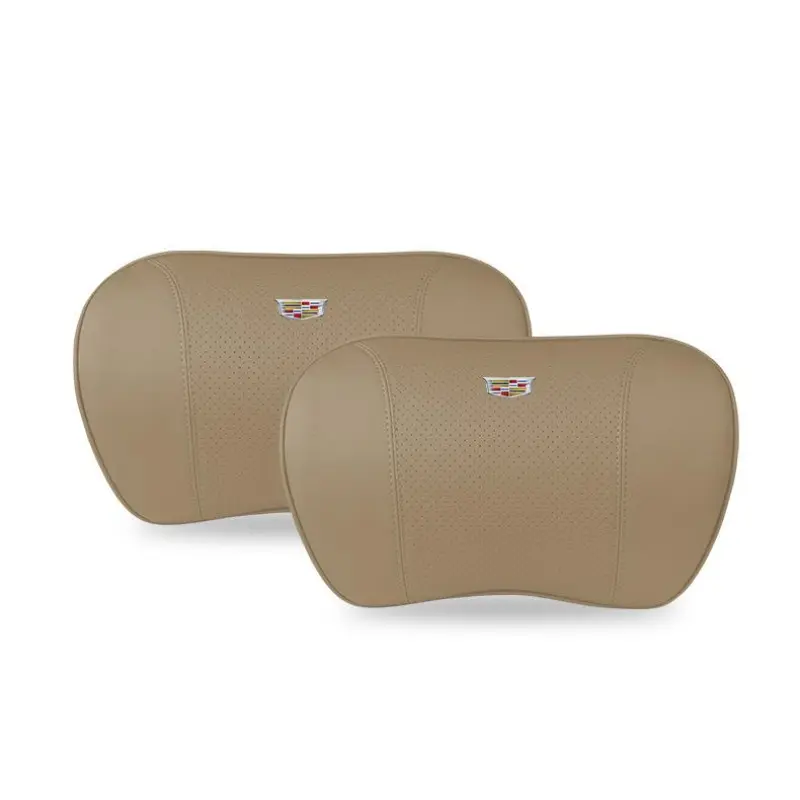 Suitable For Cadillac Car Neck Pillow Waist Cushion Off-White