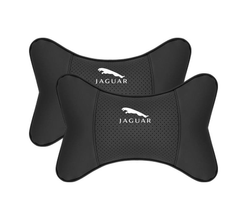 Suitable For Jaguar Car Neck Pillow Waist Cushion Classic Black