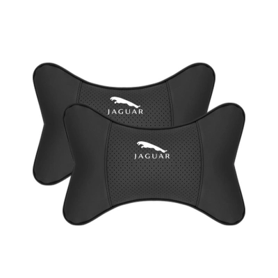 Suitable For Jaguar Car Neck Pillow Waist Cushion Classic Black 02