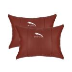 Suitable For Jaguar Car Neck Pillow Waist Cushion Wine Red