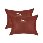 Suitable For Jaguar Car Neck Pillow Waist Cushion Wine Red