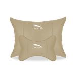 Suitable For Jaguar Car Neck Pillow Waist Cushion Off-White