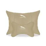 Suitable For Jaguar Car Neck Pillow Waist Cushion Off-White