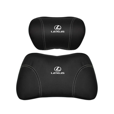 Suitable For Lexus Car Neck Pillow Waist Cushion Black 01