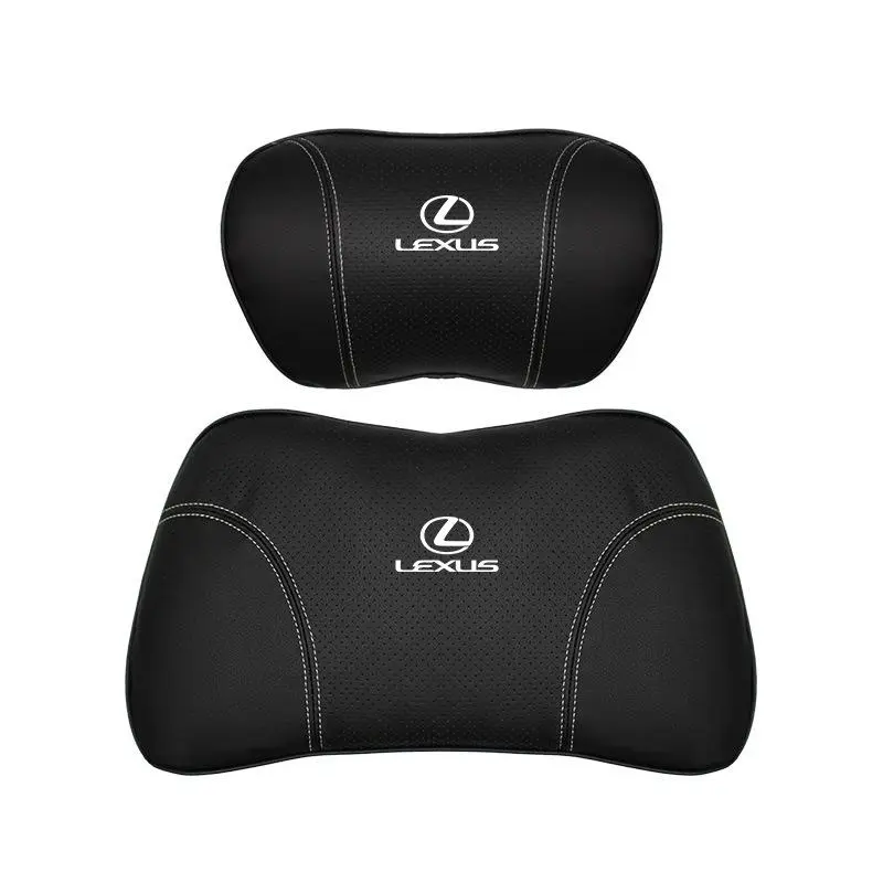 Suitable For Lexus Car Neck Pillow Waist Cushion Black