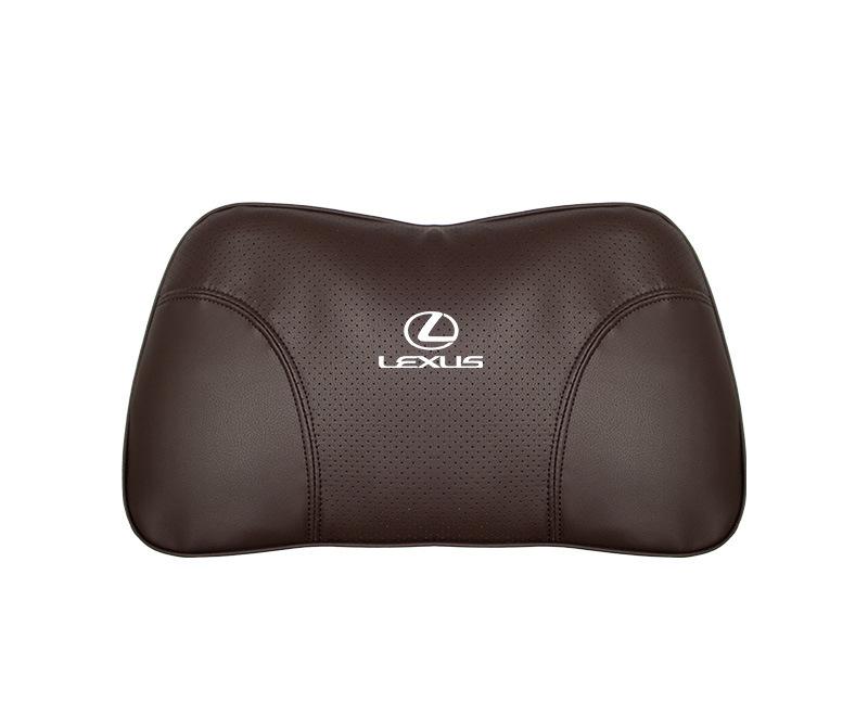 Suitable For Lexus Car Neck Pillow Waist Cushion Mocha Brown