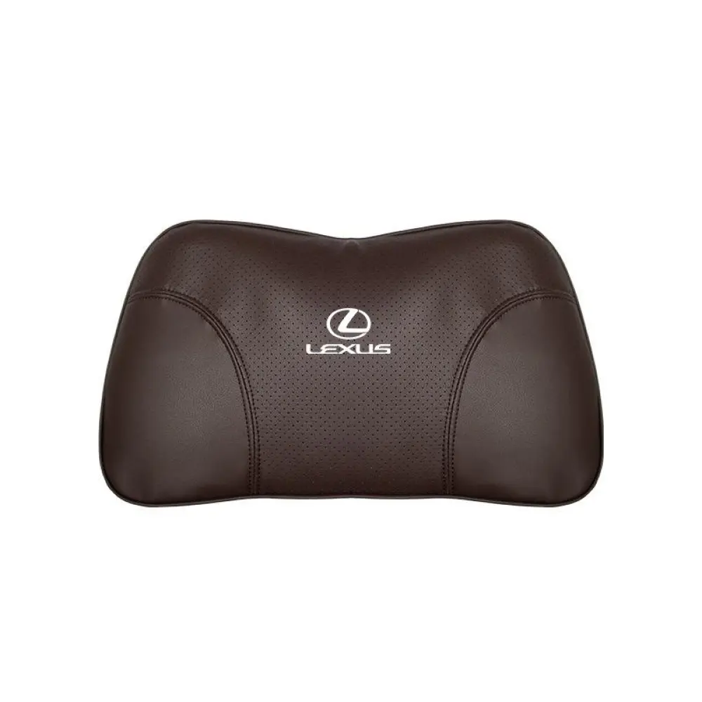 Suitable For Lexus Car Neck Pillow Waist Cushion Mocha Brown