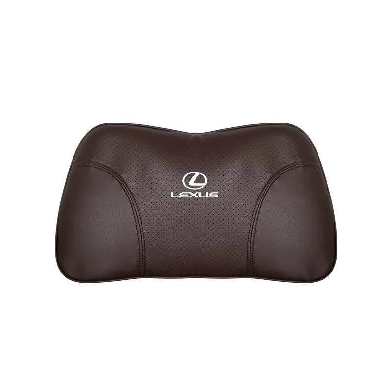 Suitable For Lexus Car Neck Pillow Waist Cushion Mocha Brown