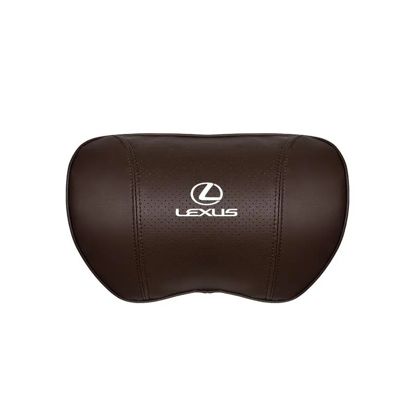 Suitable For Lexus Car Neck Pillow Waist Cushion Mocha Brown
